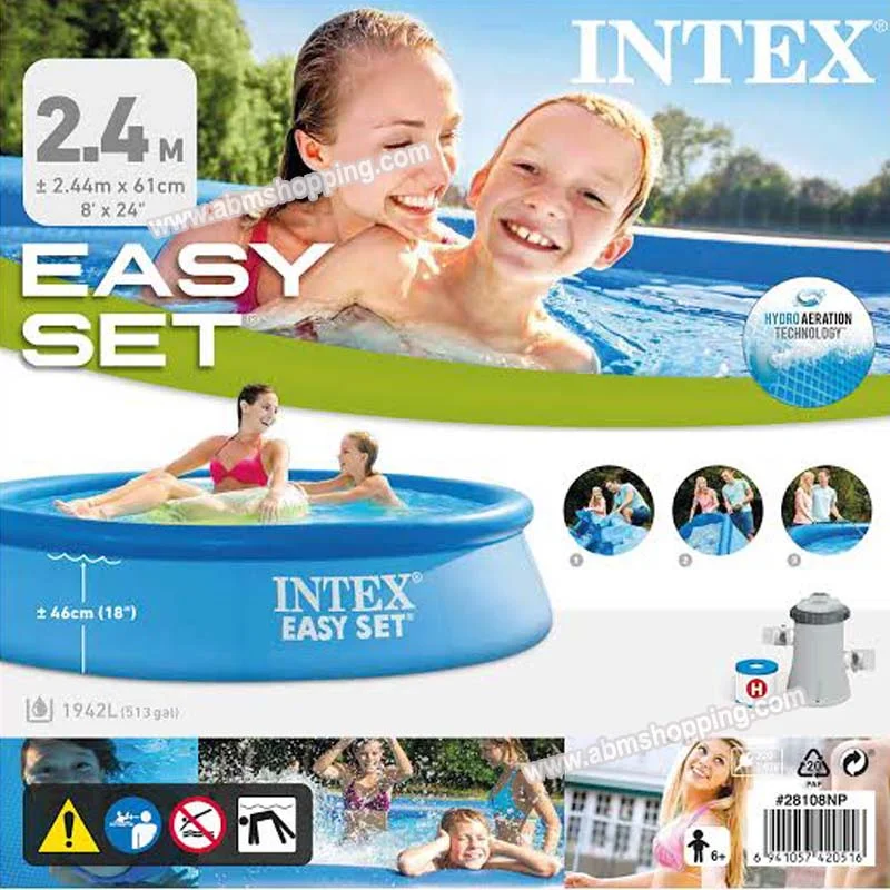 Piscine autoportante Easy Set 244x61cm avec Pompe De filtration | Intex – Image 4