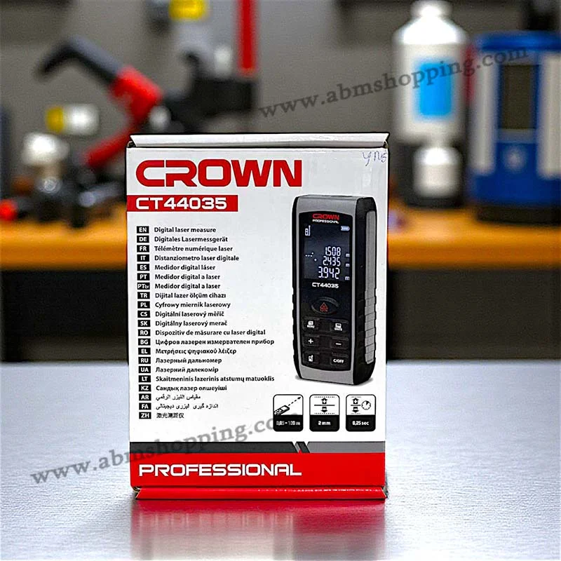 Télémètre laser 100m – CT44035 | Crown – Image 5